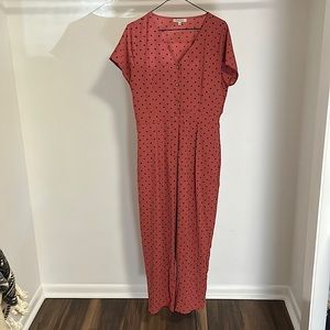 🌸📼Pink polka dot jumpsuit - Polagram